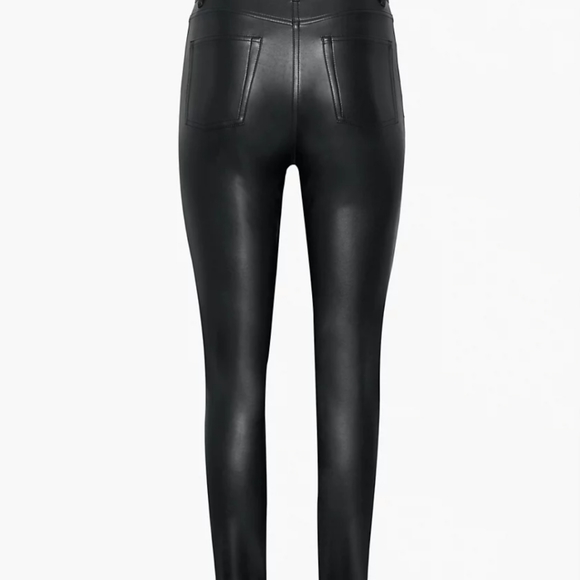 Aritzia wifred high rise vegan leather pants BNWT - Picture 4 of 7